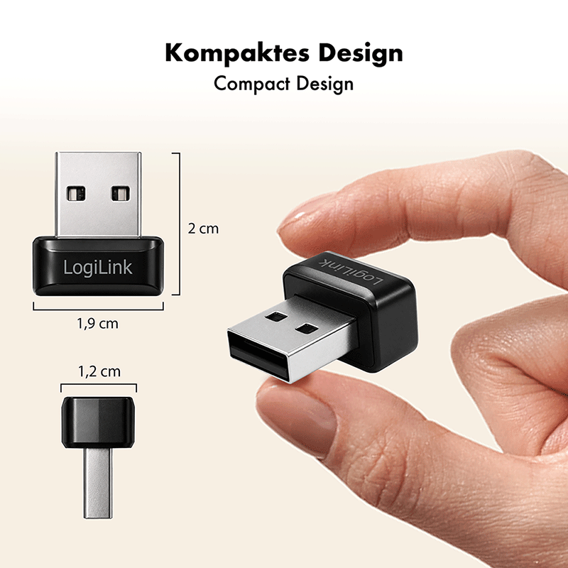 USB-A 2.0 fingerprint reader with Windows Hello support — 6