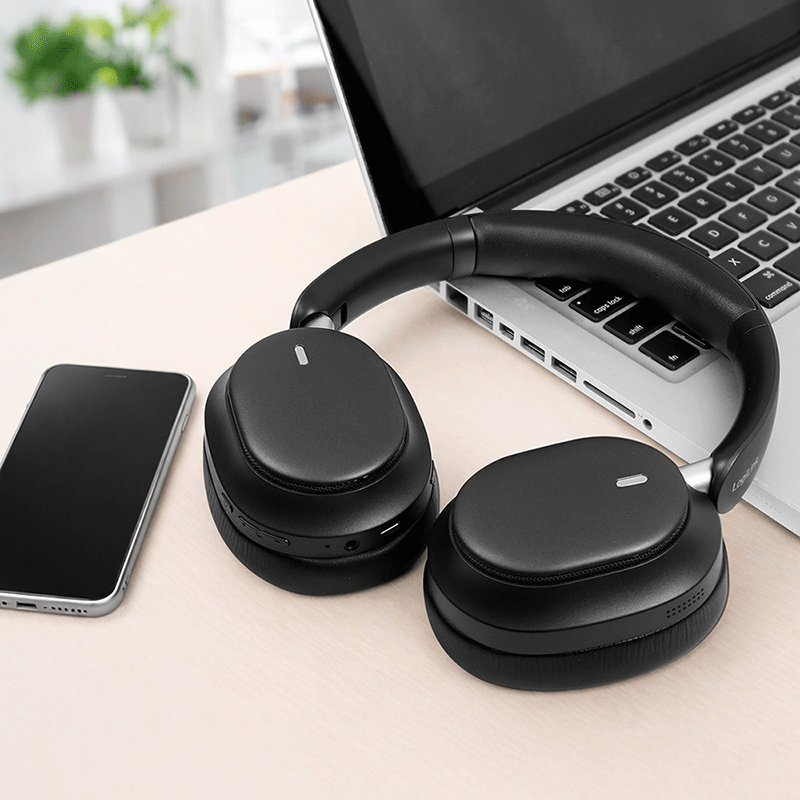BT 6.0 wireless headset with Hybrid ANC, black — 5