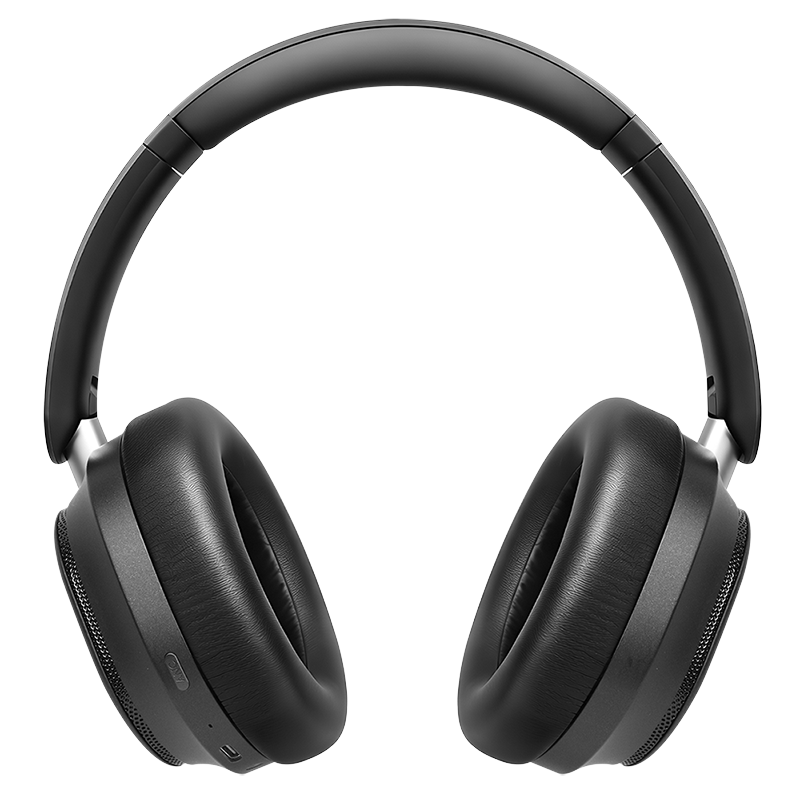 BT 6.0 wireless headset with Hybrid ANC, black — 2