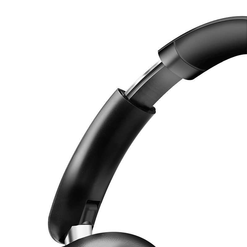 BT 6.0 wireless headset with Hybrid ANC, black — 3