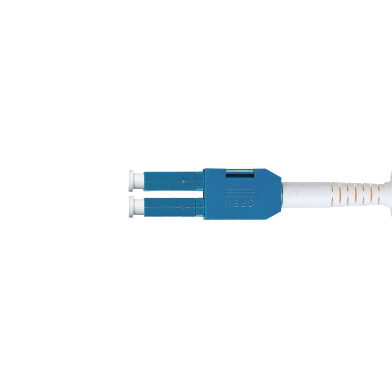 LC-LC Uniboot push-pull fiber optic patch cable OS2, 1.0 m — 3