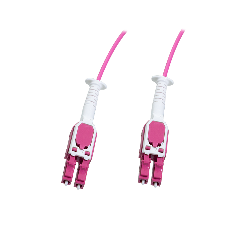 Światłowodowy kabel krosowy Uniboot LC-LC OM4, 1,0 m — 2