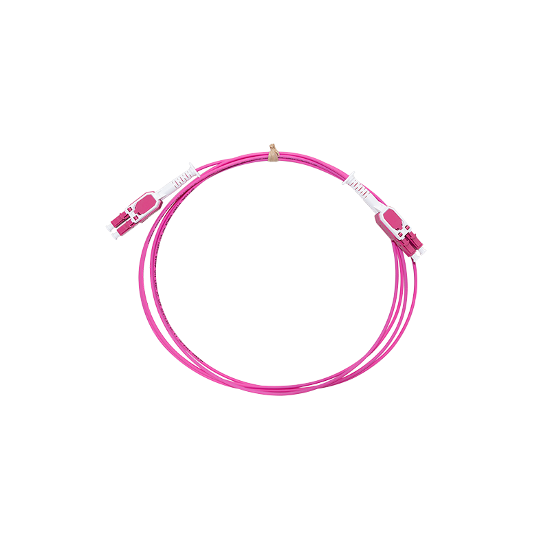 Uniboot push-pull fiber patch cord LC-LC OM4, 3.0m — 5