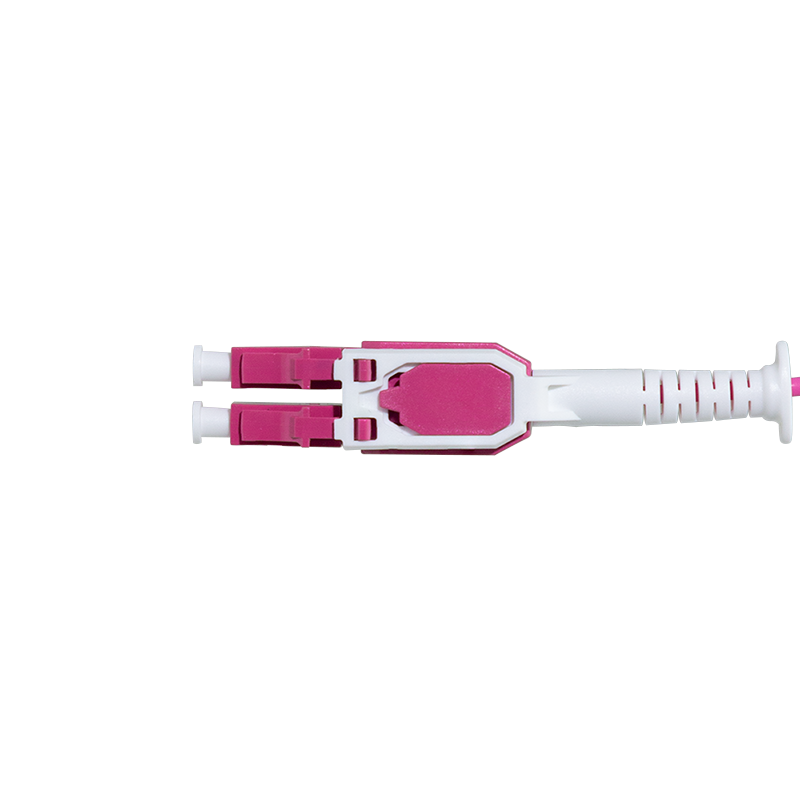 Kabel światłowodowy uniboot push-pull LC-LC OM4, 5,0 m — 3
