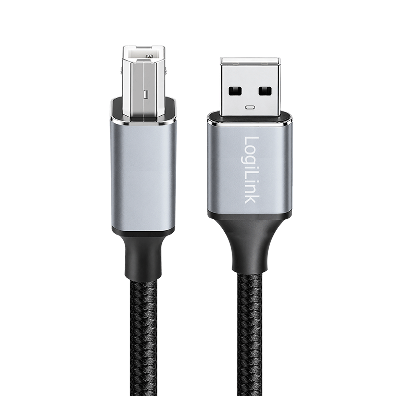 Kabel USB 2.0 A–B, 480 Mbps, 2 m — 2