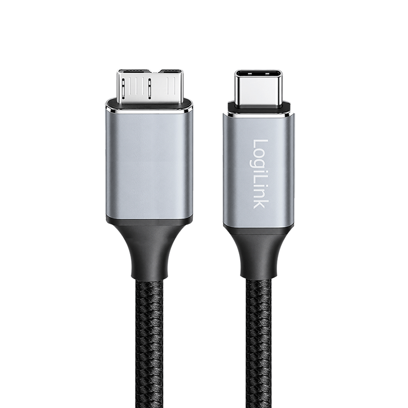 Kabel USB 3.2 Gen 1 USB-C do Micro-USB, 1 m — 2