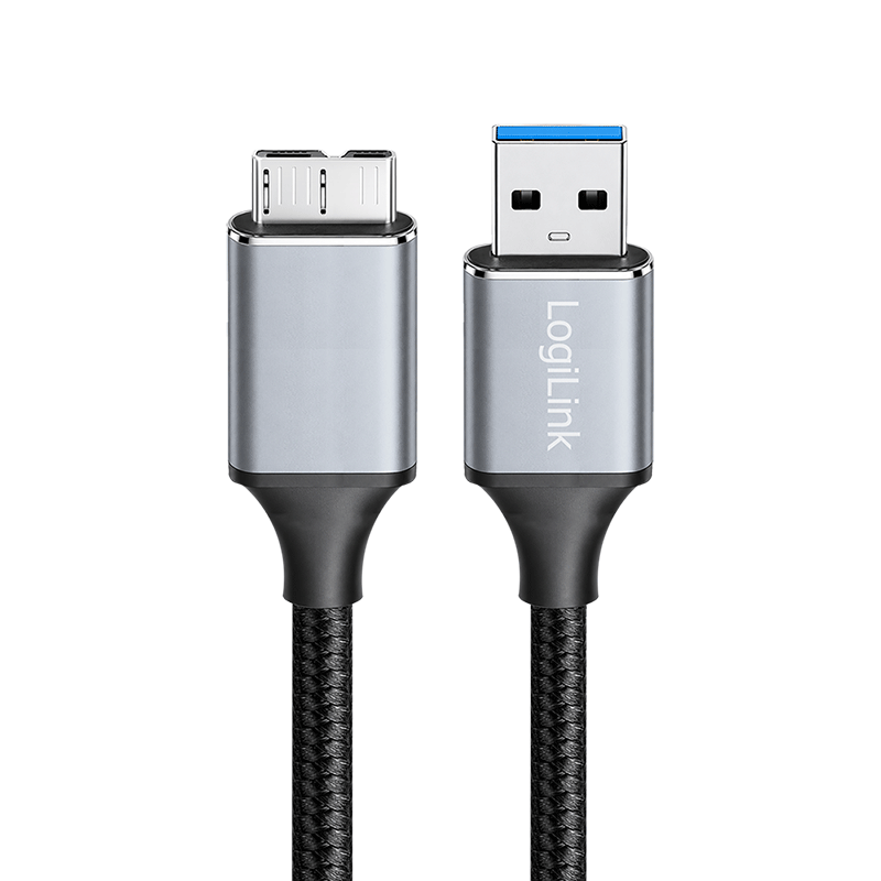 USB 3.0 A to Micro-USB B cable, 5 Gbps, 1 m — 2