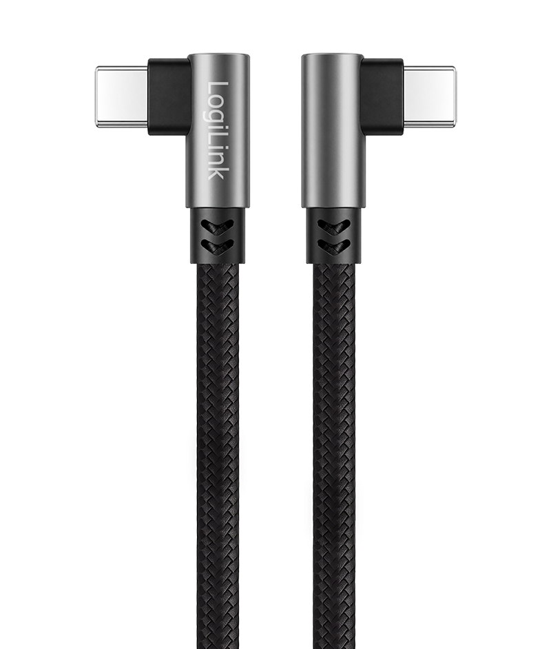 USB-C 2.0 cable with angled connectors, 2 m — 2
