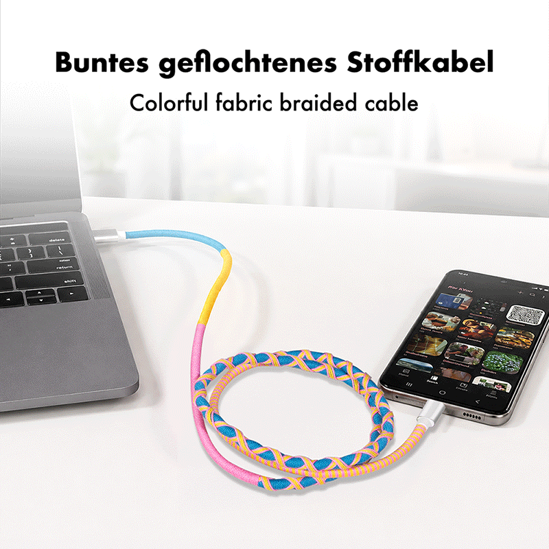 Kabel USB 2.0 USB-C do USB-C, 60 W, 1 m — 3