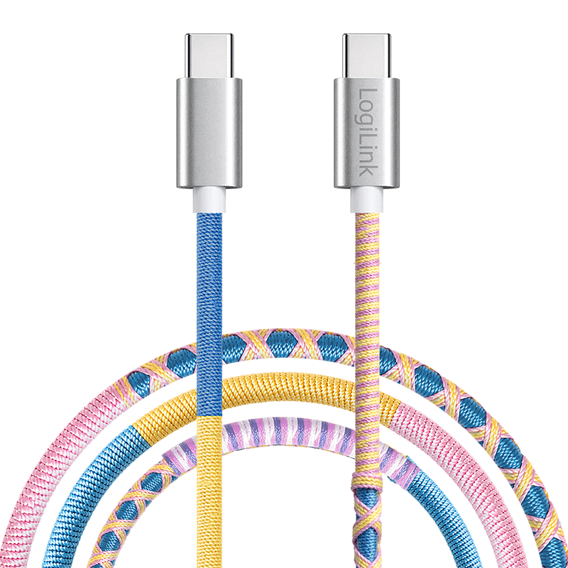 Kabel USB 2.0 USB-C do USB-C, 60 W, 1 m — 2