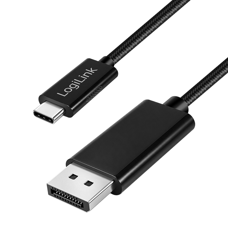 Dwukierunkowy kabel USB-C–DisplayPort, 8K/60 Hz, 3 m