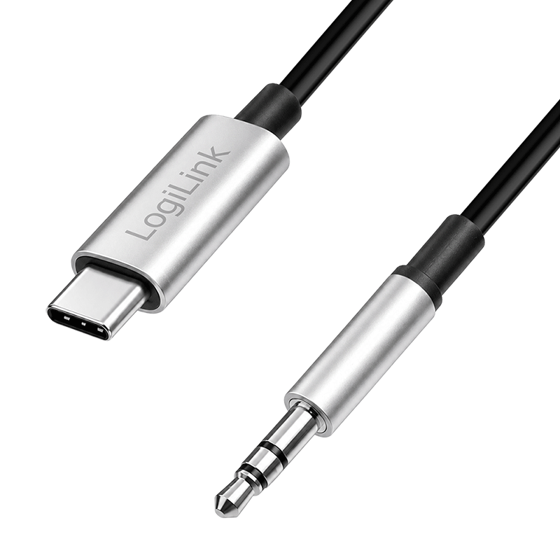 Kabel audio USB-C do jack 3,5 mm z przetwornikiem DAC