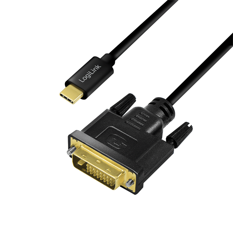 Kabel USB-C do DVI-D, 1,8 m — 1