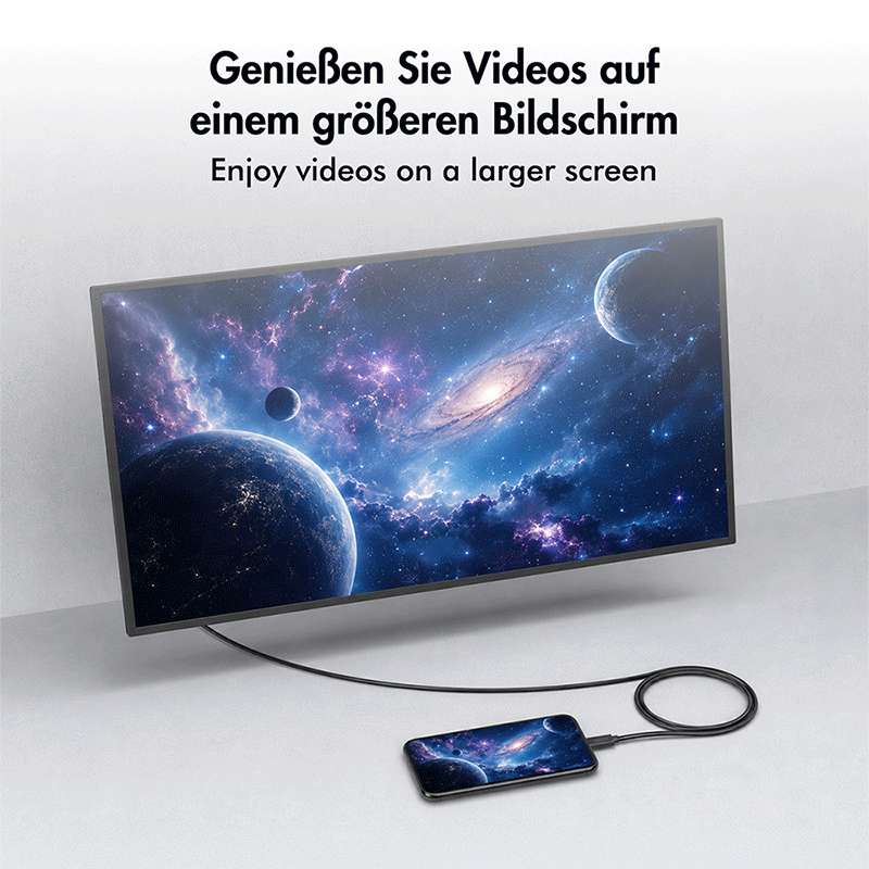 Kabel konwerter USB-C–VGA, 1080p/60 Hz, 3 m — 3