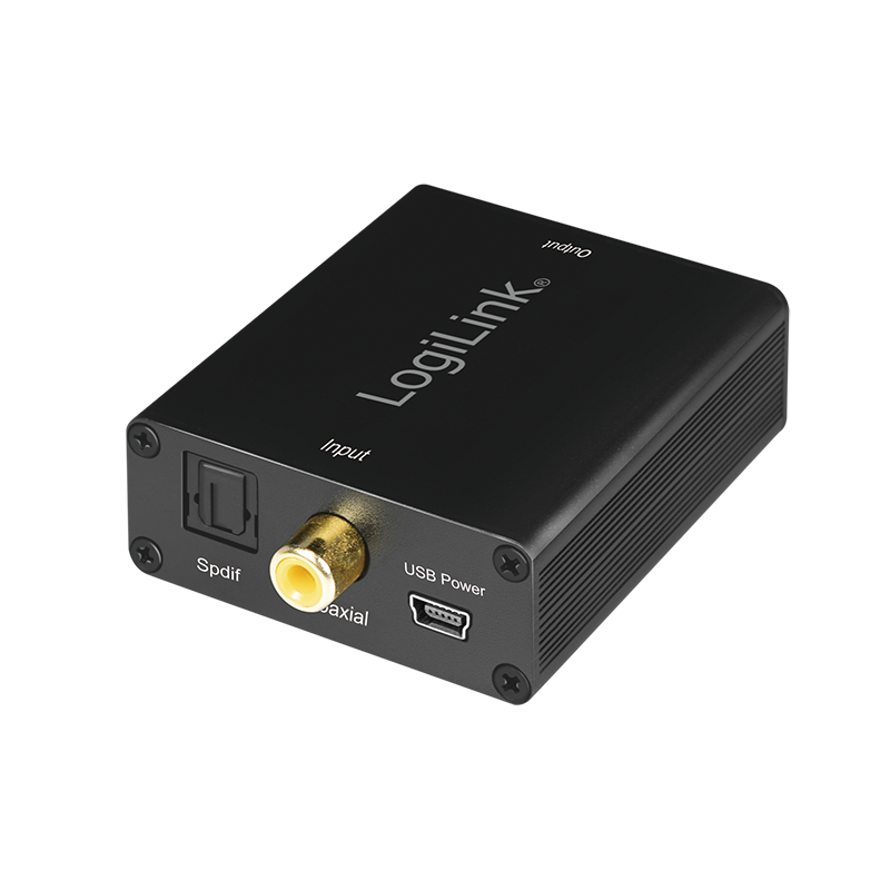 Digital-to-analog L/R and 3.5 mm jack audio converter