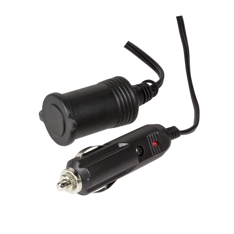 Cigarette lighter power extension cable, 3 m