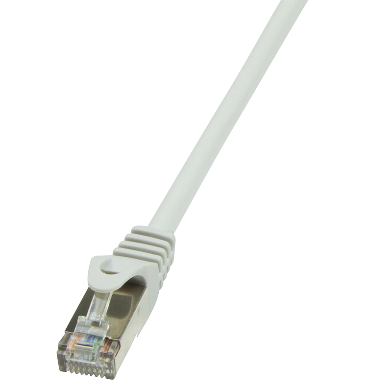 Econline Cat.5e F/UTP patch cable, grey, 1 m