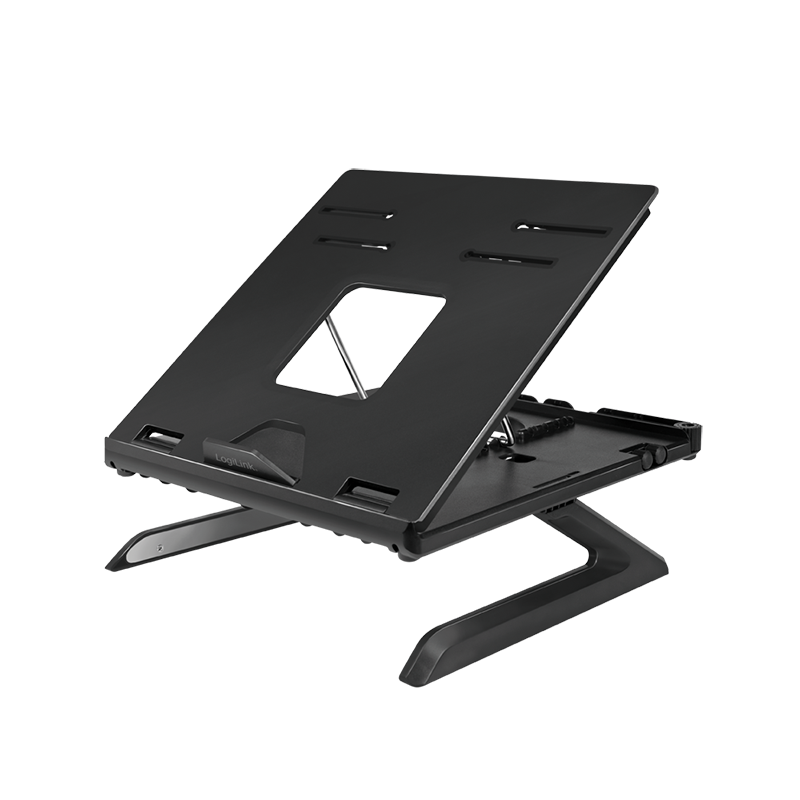 Ergonomiczna podstawka pod laptop z uchwytami na smartfon, 10–16"