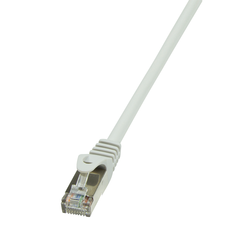 Cat.5e F/UTP shielded patch cable, grey, 20 m