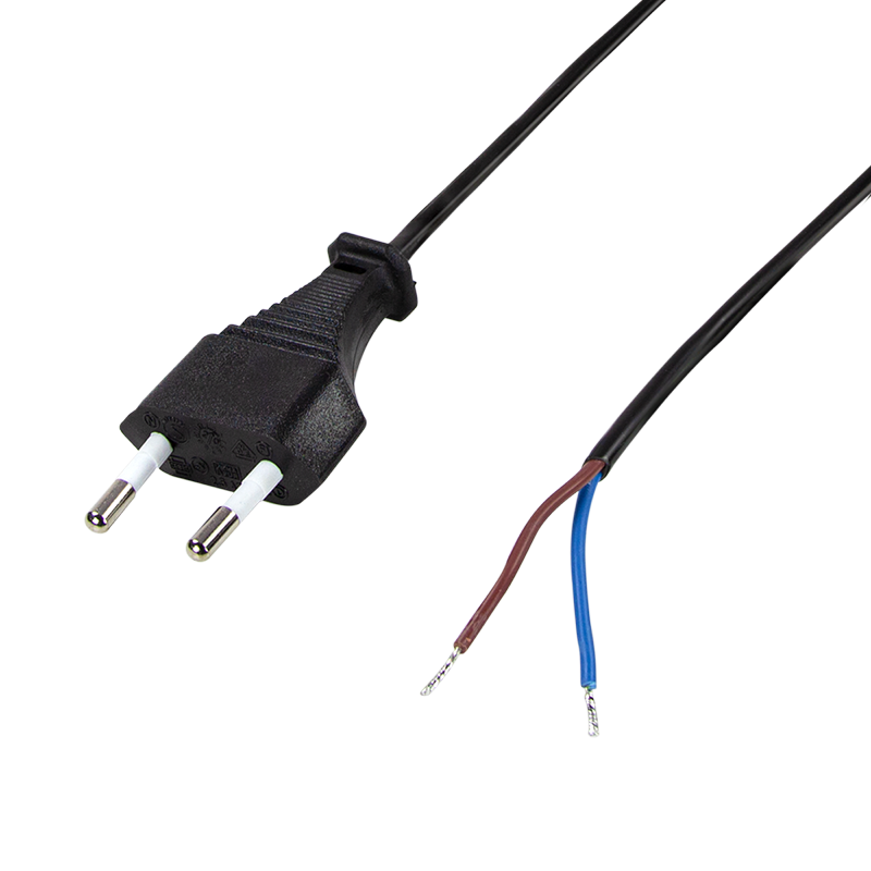 Przewód zasilający Europlug CEE 7/16 z otwartym końcem, 1,5 m