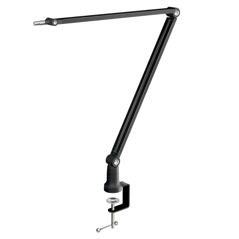Aluminium microphone boom arm, reach up to 84 cm, up to 1.5 kg