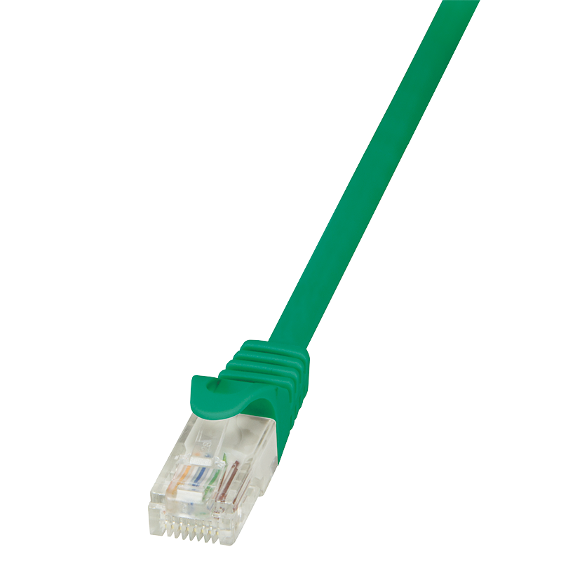 Cat.6 U/UTP patch cable, green, 0.5 m — 1