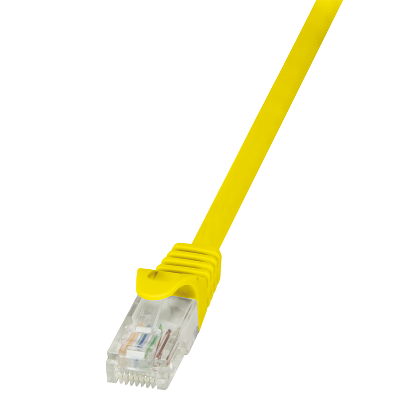 Econline Cat.6 U/UTP patch cable, yellow, 2 m
